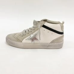 Indie Collection Off White Mid Top Sneakers