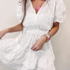 Indie Collection Paris Eyelet Dress USA Collection