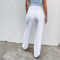 Indie Collection Clothes White Dad Jeans