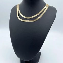 Indie Collection Double Snake Chain Necklace New Arrivals