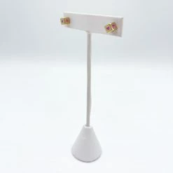 Indie Collection New Arrivals Cube Heart Studs