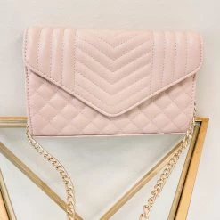 Indie Collection Blush Quilted Crossbody New Arrivals