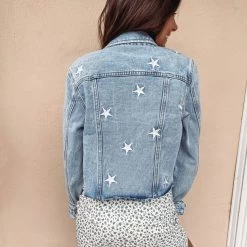 Indie Collection Embroidered Star Jacket USA Collection