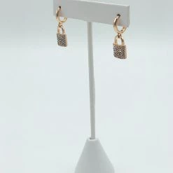 Indie Mae Crystal Lock Huggies