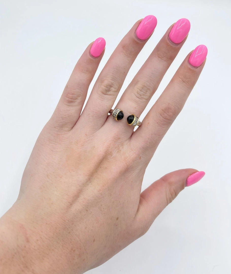 Indie Collection Double Pearl Cable Ring 4 Indie Collection Double Pearl Cable Ring