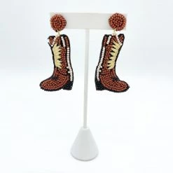 Indie Collection Cowgirl Boot Earrings