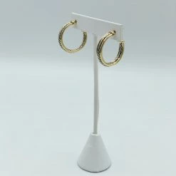 Indie Mae Cable Hoops Jewelry