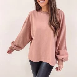 Indie Collection Lena Rust Pullover Pullovers + Hoodies