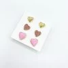 Indie Collection Heart Stud Earring Set New Arrivals