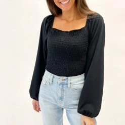 Indie Collection Smocked Bodysuit Clothes