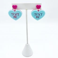 Indie Collection Text Me Valentine Earrings New Arrivals