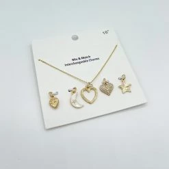 Indie Collection Katie Charm Necklace Set