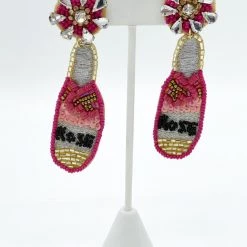 Indie Mae Pink Rose Earring
