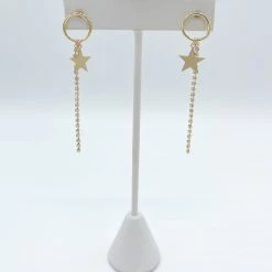Indie Collection Star Drop Earrings USA Collection