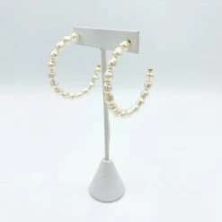 Indie Collection Ashley Pearl Hoops