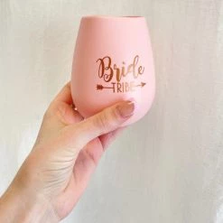 Indie Collection New Arrivals Bride Tribe Portable Wine Glass Set