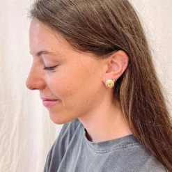 Indie Collection Sale Yellow Flower Studs