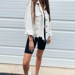 Indie Mae Cream Cord Jacket