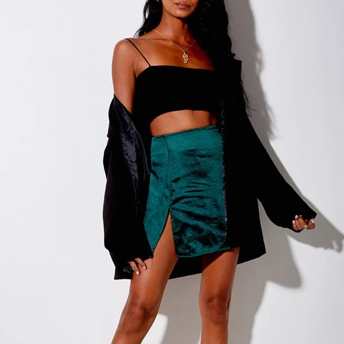 Indie Mae Satin Mini Skirt Clothes 2 Indie Mae Satin Mini Skirt Clothes