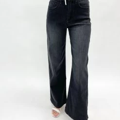 Indie Collection 90's Wide Leg Black Jeans Denim