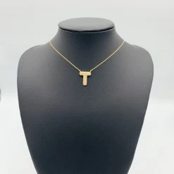 Indie Mae Jewelry Crystal Initial Necklace