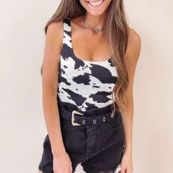 Indie Collection Clothes Nashville Cow Bodysuit