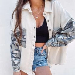 Indie Collection Camo Shacket New Arrivals