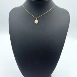 Indie Collection New Arrivals Lela Daisy Necklace