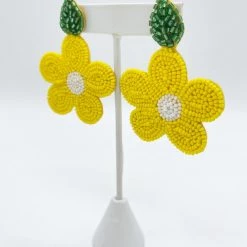Indie Collection Yellow Flowers Earrings