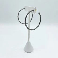 Indie Collection Gunmetal Hoop New Arrivals
