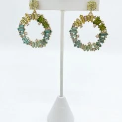 Indie Collection The Cindy Crystal Earrings