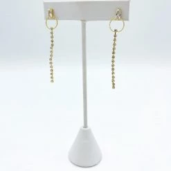 Indie Collection The Bell Crystal Drop Earrings New Arrivals