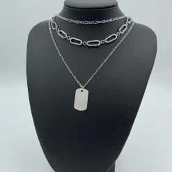 Indie Mae The Holland Dog Tag Necklace