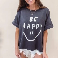 Indie Collection Be Happy Tee New Arrivals