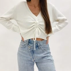 Indie Mae Clothes Trinity Ruched Sweater