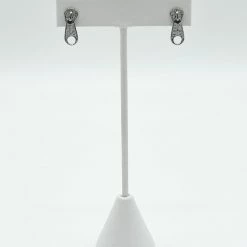 Indie Mae Jewelry Crystal Zipper Earring