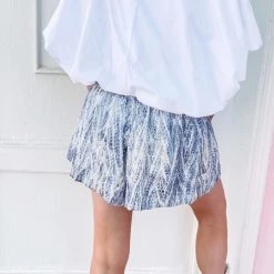 Indie Collection Adair Printed Smocked Shorts