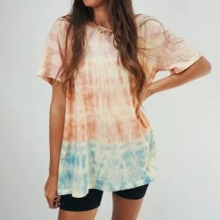 Indie Mae Watercolor Tie-Dye Top