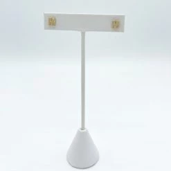 Indie Collection Crystal Initial Stud Earrings