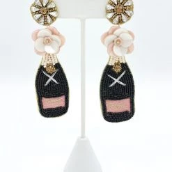 Indie Collection New Arrivals Pop The Rosé Earrings