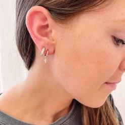 Indie Mae Crystal Cross Huggies