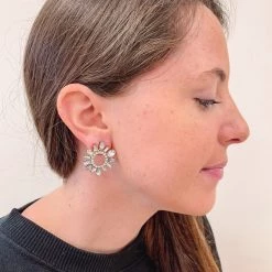 Indie Collection The Clara Crystal Earrings New Arrivals