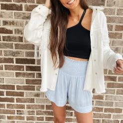 Indie Mae Adair Smocked Shorts (Multiple Colors) USA Collection