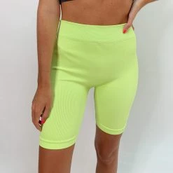 Indie Mae Ribbed Biker Shorts