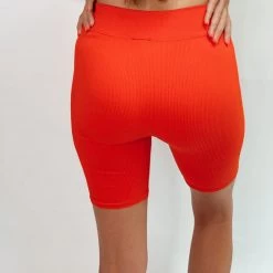 Indie Mae Ribbed Biker Shorts