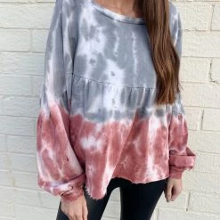 Indie Mae Cady Peplum Pullover