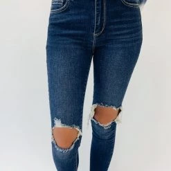 Indie Mae Clothes The Becca Jean- Dark Wash