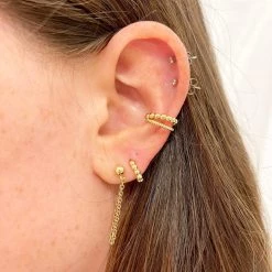 Indie Collection New Arrivals Gold Earring Set