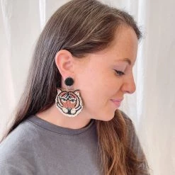 Indie Collection Tiger Earrings