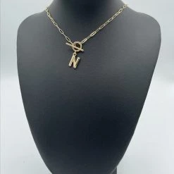 Indie Mae The Cher Initial Necklace 15 Indie Mae The Cher Initial Necklace